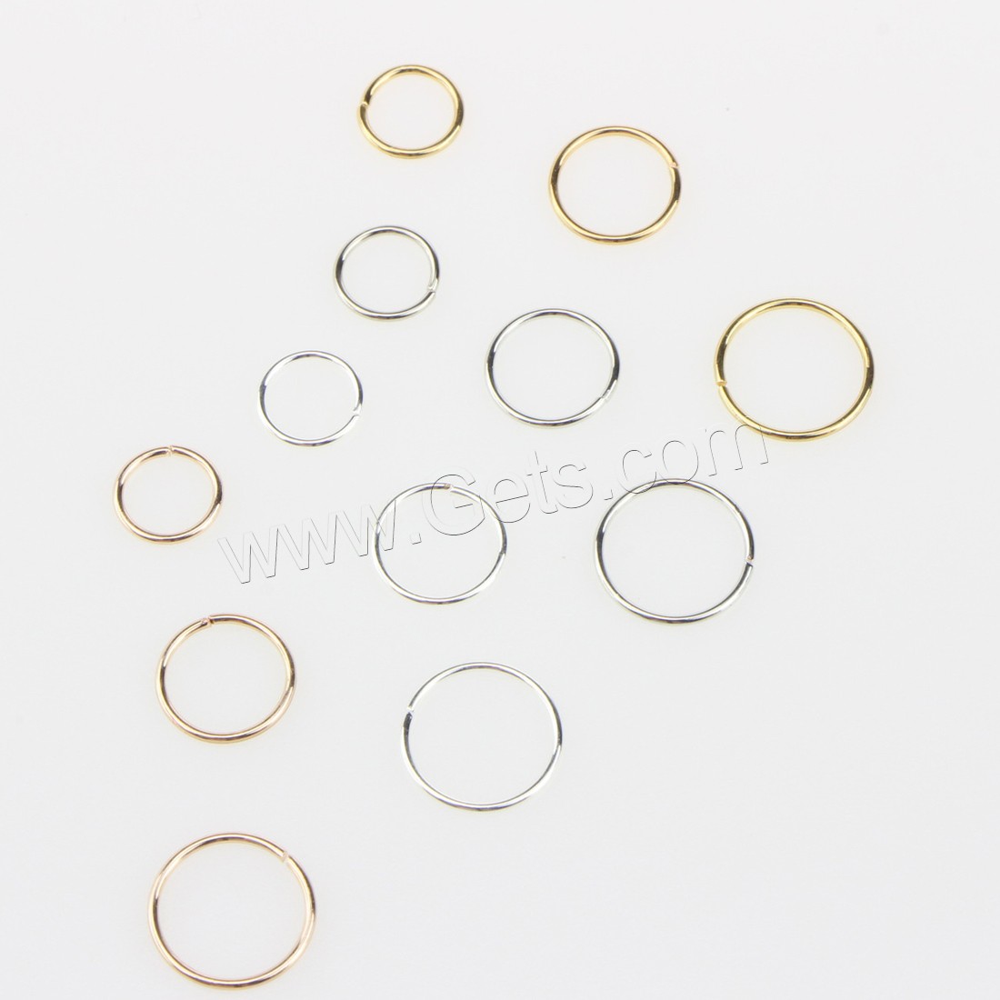 Bijoux de Piercing nez en acier inoxydable, alliage de zinc, beignet, Placage, unisexe & normes différentes pour le choix, plus de couleurs à choisir, 6mm, 8mm, 10mm, Vendu par PC
