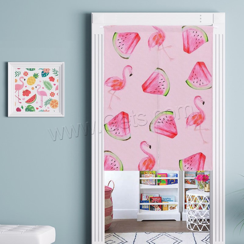 Cotton Fabric Door Panel, different size for choice & different designs for choice & with letter pattern, Sold By Pair