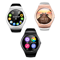 TROZUM® Smart Watch, Силикон, с Пластиковые сетки цепи & Стеклянный, Длина регулируемая & монитор сна & 3D шагомер & сенсорный экран & водонепроницаемый, Много цветов для выбора длина:Приблизительно 9.8 дюймовый, продается PC