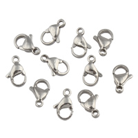 Stainless Steel Lobster Claw Clasp, original color, nickel, lead & cadmium free Approx 1mm 