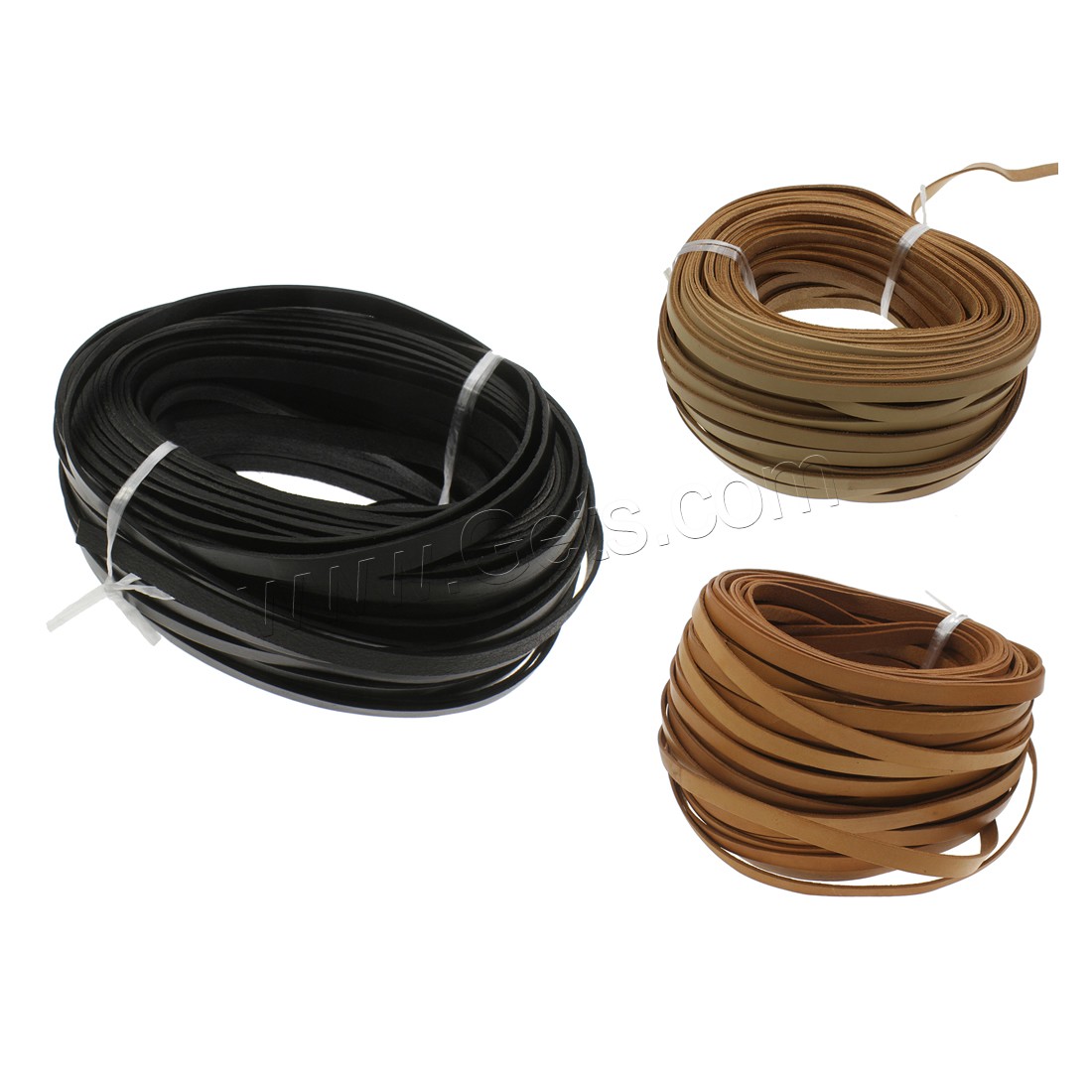 Cowhide Leather Cord, different size for choice, more colors for choice, Sold By Spool
