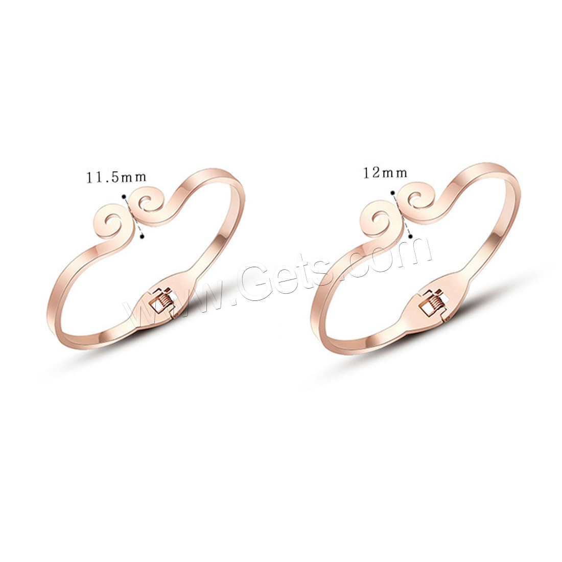 316L Stainless Steel Bangle, plated, different styles for choice, more colors for choice, Sold By PC
