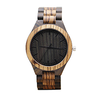 TJW® Men Jewelry Watch, Maple, with Glass & Stainless Steel, Chinese movement, Life water resistant & for man Approx 8.2 Inch [