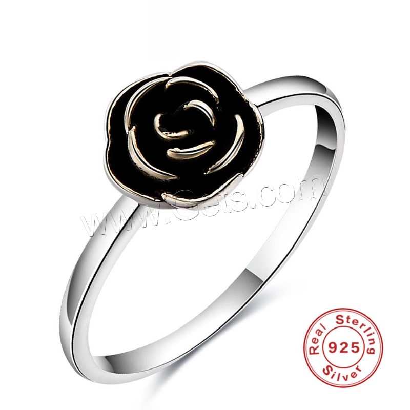 Палец кольцо Newegg®, Таиланд, Форма цветка, разный размер для выбора & Женский, 9mm, продается PC
