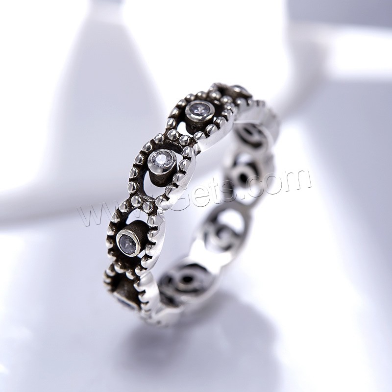 El anillo de dedo Newegg®, Tailandia, diverso tamaño para la opción & micro arcilla de zirconia cúbica & para mujer, 5mm, Vendido por UD