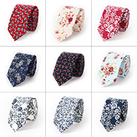 Krawatten, Baumwolle, Pfeilspitze, Kunstdruck, verschiedene Muster für Wahl & für den Menschen, 60x1450mm, 35mm, verkauft von Strang