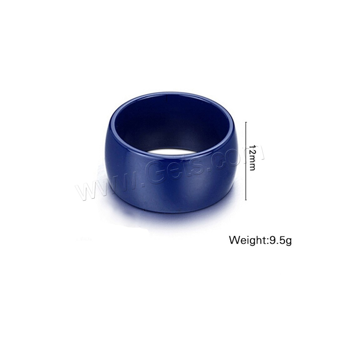 Alumina Ceramic Finger Ring, Porcelain, Donut, different size for choice & for woman, more colors for choice, 12mm, Sold By PC