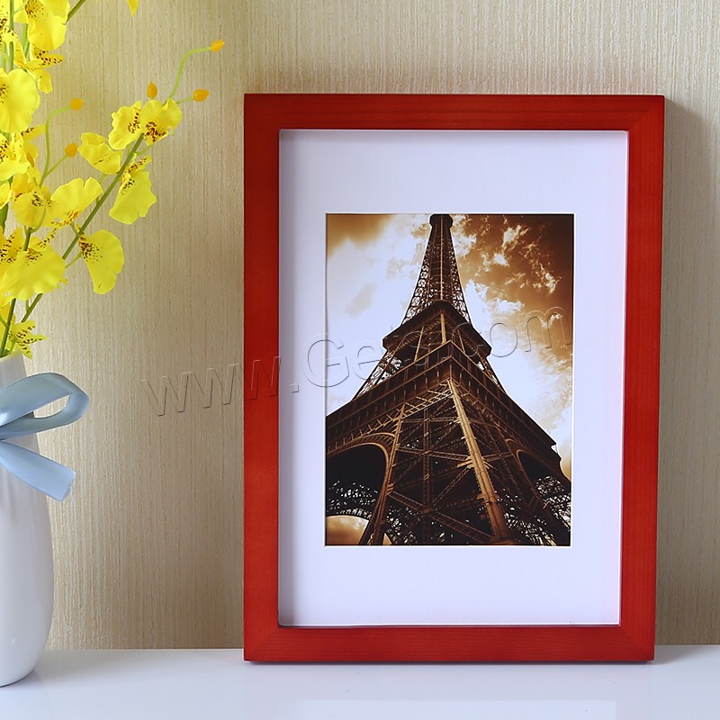 Wood Picture Frame, Rectangle, Wall-Hanging Frame & different size for choice, more colors for choice, Sold By PC