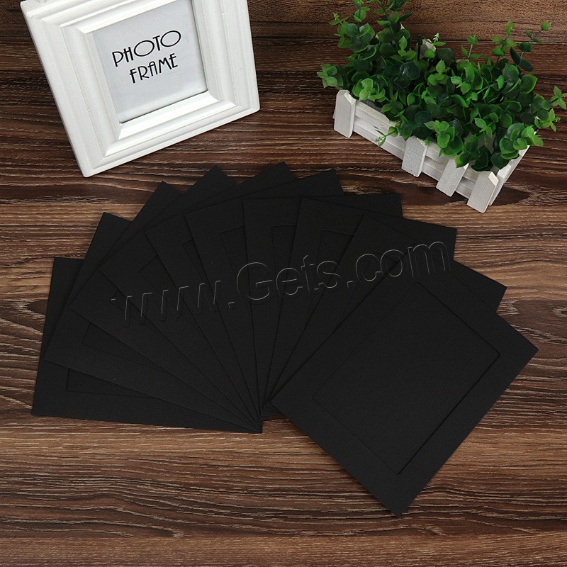 Wood Photo Frame, Paper, Rectangle, different size for choice, 10PCs/Set, Sold By Set