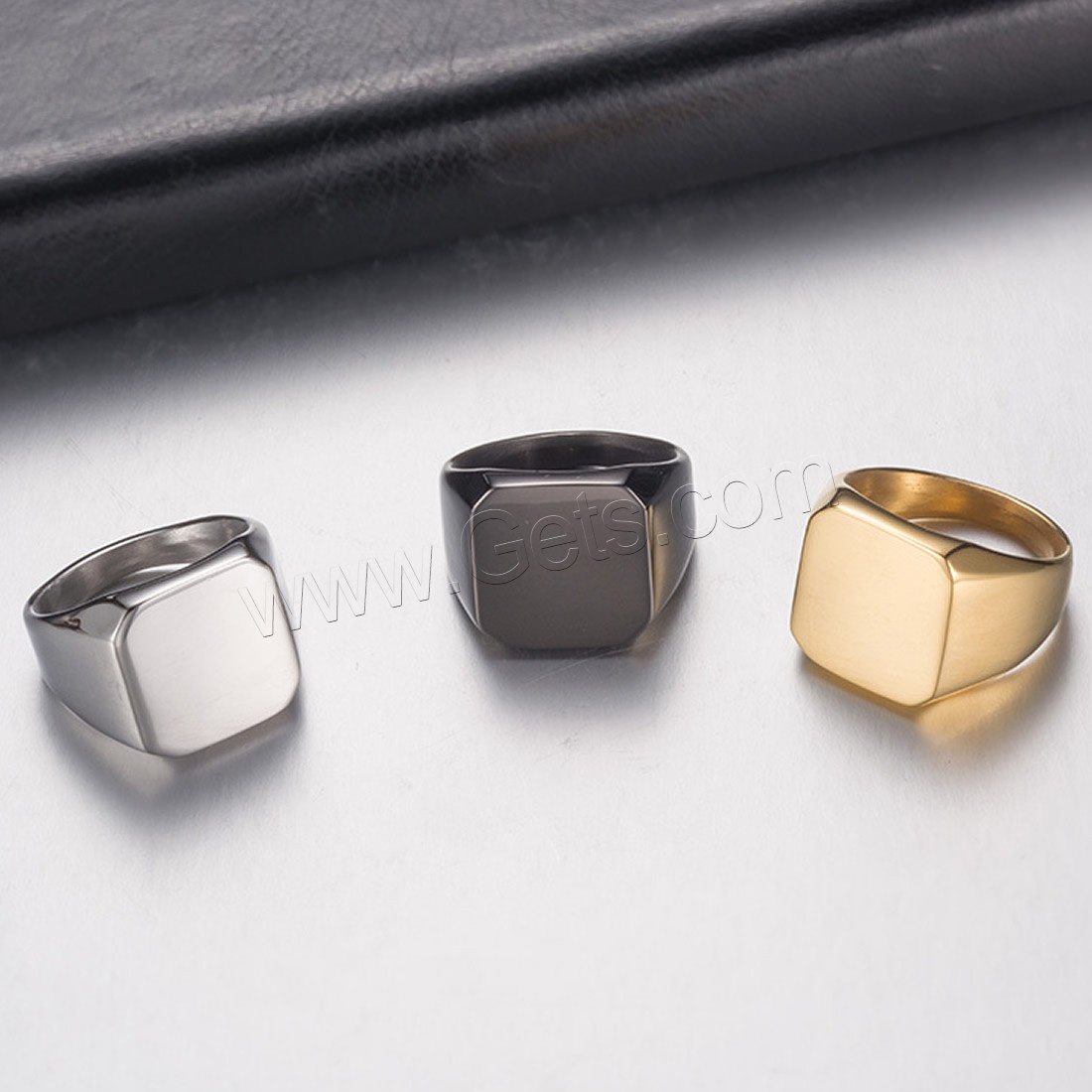 Titanium Steel Finger Ring, plated, different size for choice & for man, more colors for choice, 4mm-12mm, Sold By PC