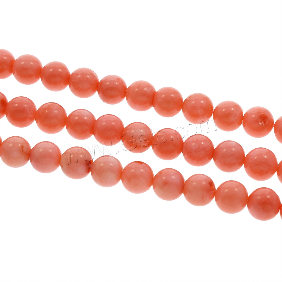 Natural Coral Beads, Round, different size for choice & faceted, Hole:Approx 0.5mm, Length:Approx 15.5 Inch, Sold By Strand