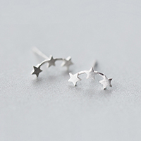 Sterling Silver Stud Earring, 925 Sterling Silver, for woman 