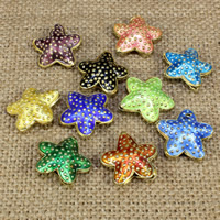 Cloisonne Beads, Starfish, handmade Approx 1.5mm 