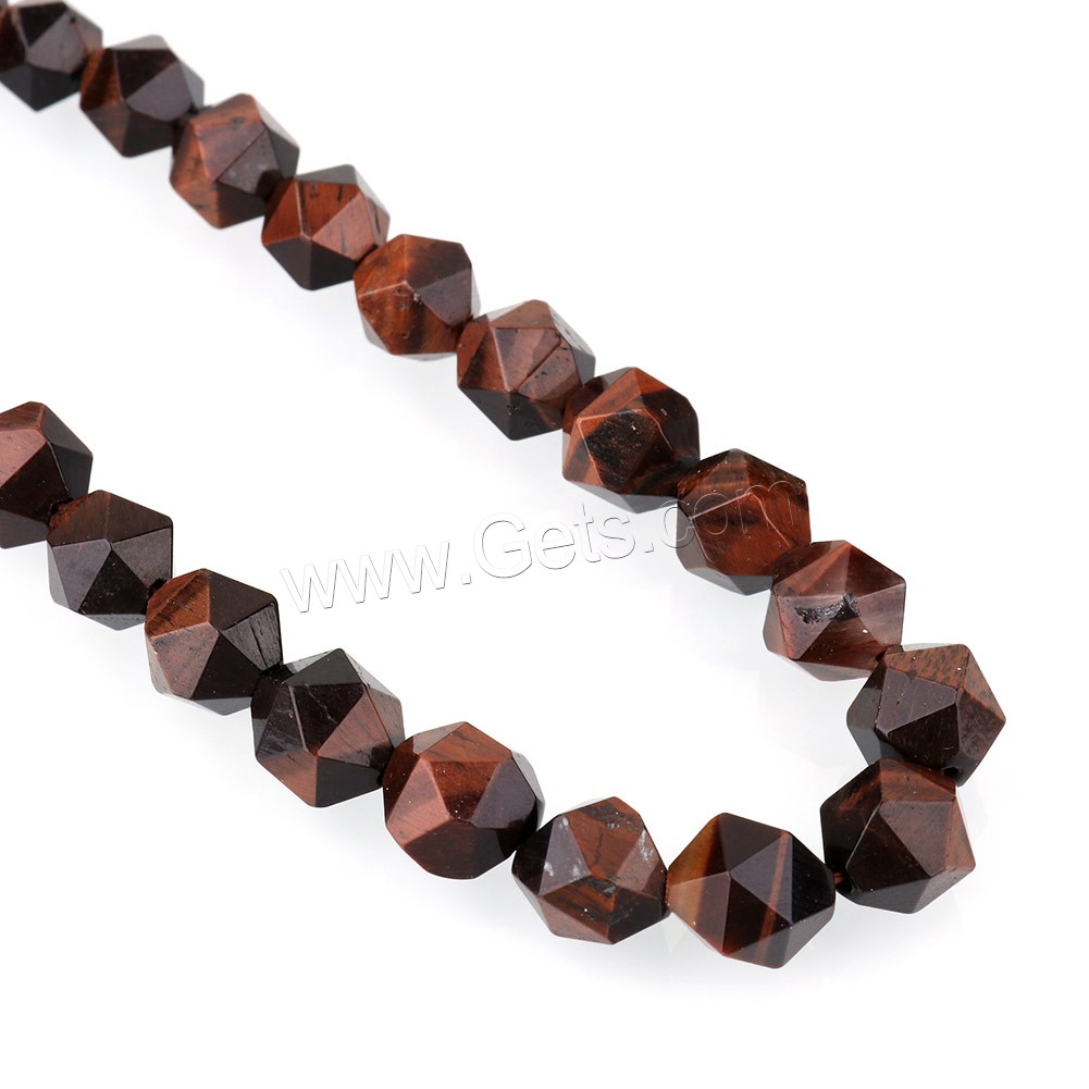 Red Tiger Eye Stone Beads, natural & different size for choice & faceted, Hole:Approx 1mm, Length:Approx 15 Inch, Sold By Strand