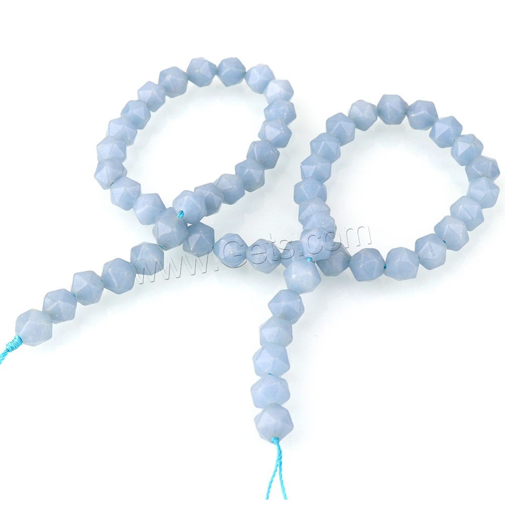 Sapphire Sea gemstone Beads, natural & different size for choice & faceted, Hole:Approx 1mm, Length:Approx 15.5 Inch, Sold By Strand