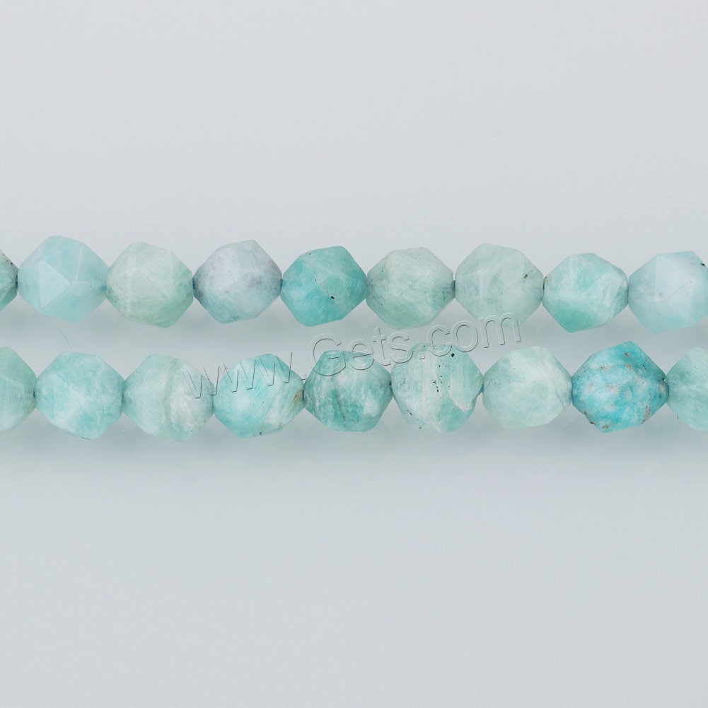 Amazonite Beads, ​Amazonite​, natural & different size for choice & faceted, Hole:Approx 1mm, Length:Approx 15 Inch, Sold By Strand
