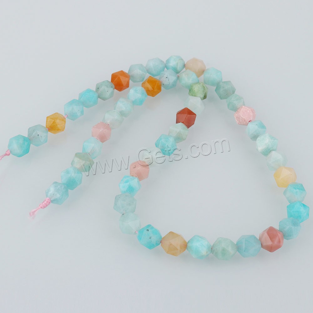 Mixed Gemstone Beads, natural & different size for choice & faceted, Hole:Approx 1mm, Length:Approx 15.5 Inch, Sold By Strand