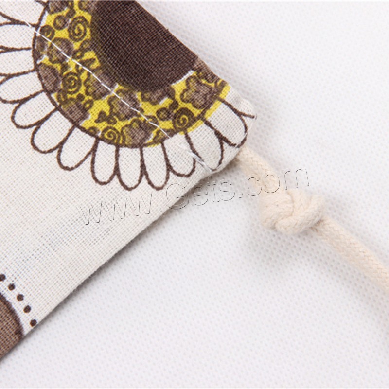 Pochettes bijoux coton, Tissu en coton, normes différentes pour le choix, Vendu par PC