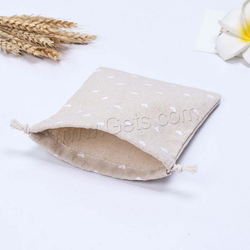 Cotton Jewelry Pouches Bags, Cotton Fabric, different size for choice, Sold By PC