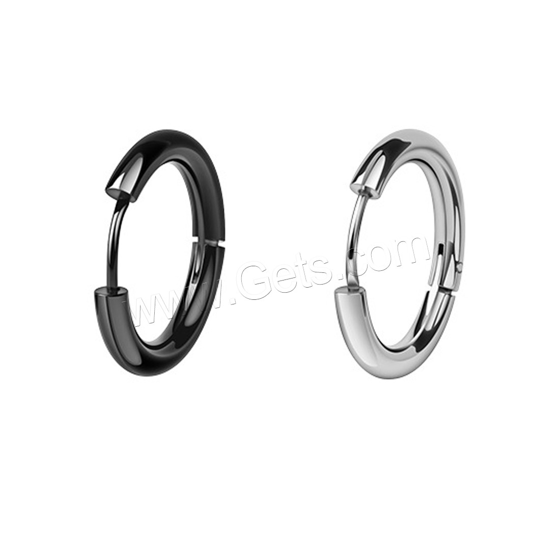 Stainless Steel Huggie Hoop Earring, plated, Unisex & different size for choice, more colors for choice, Sold By PC