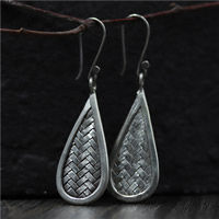 Thailand Sterling Silver Drop Earring, Teardrop, for woman 