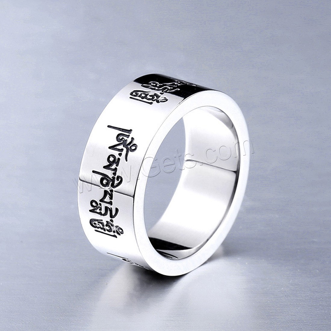 Титан Сталь палец кольцо, титан, Мужская & разный размер для выбора & эмаль, оригинальный цвет, 25mm, продается PC