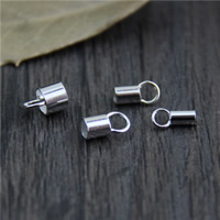 Sterling Silver End Caps, 925 Sterling Silver 