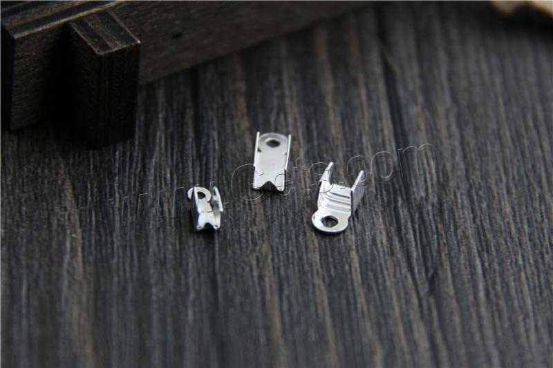 Sterling Silver Cord Tips, 925 Sterling Silver, different size for choice, Sold By PC