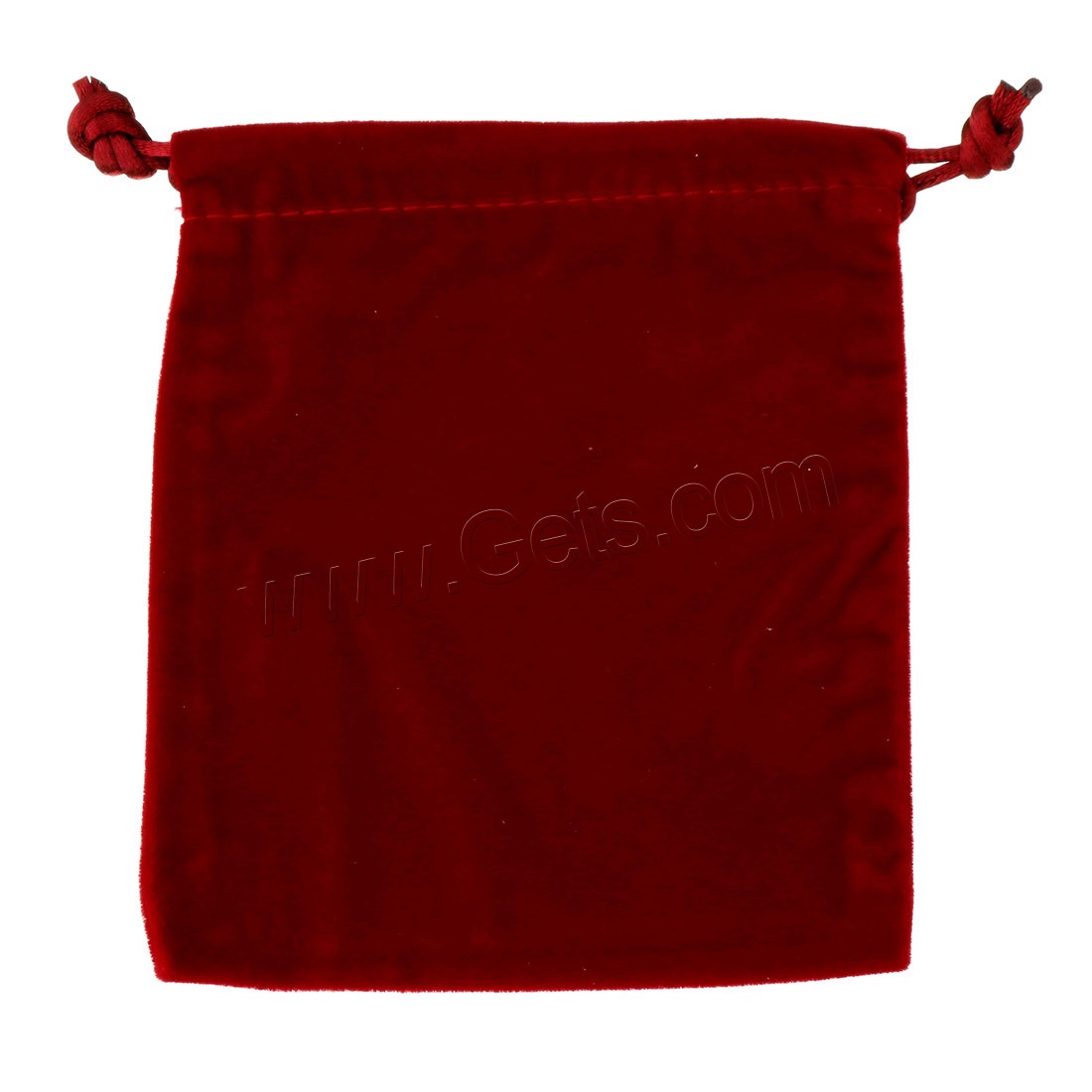 Velveteen Drawstring Pouches, with Nylon Cord, Rectangle, different size for choice, more colors for choice, Sold By PC