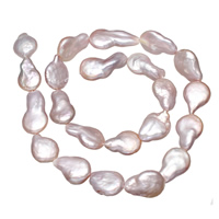 Perla Barroca Freshwater, Perlas cultivadas de agua dulce, natural, Púrpura, 11-12mm, agujero:aproximado 0.8mm, longitud:aproximado 15 Inch, Vendido por Sarta
