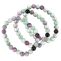Colorful Fluorite Bracelet, for woman, 8mm Approx 7.5 Inch 