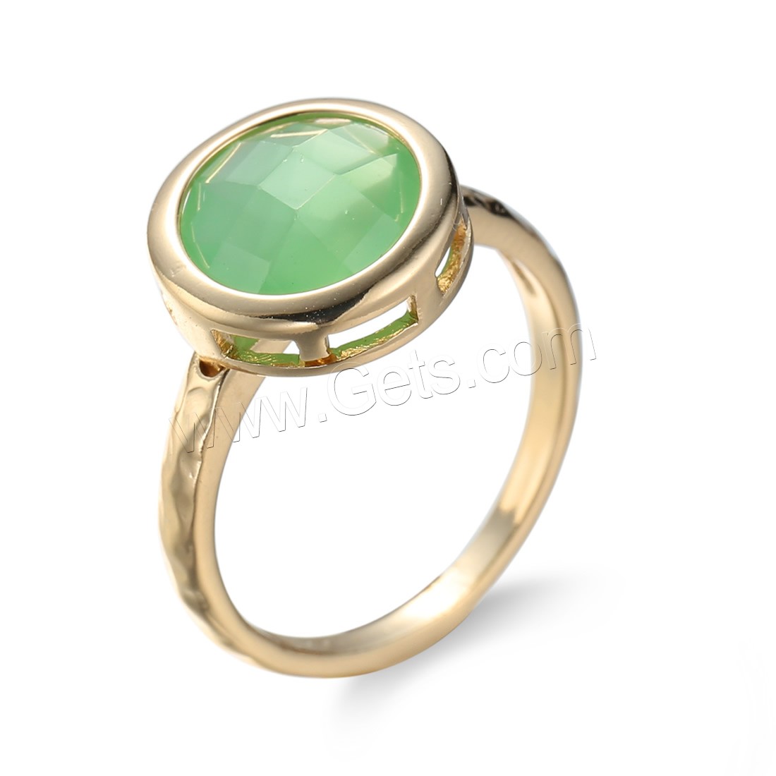 Harz Finger Ring, Messing, mit Harz, goldfarben plattiert, unisex & verschiedene Größen vorhanden, frei von Nickel, Blei & Kadmium, verkauft von PC