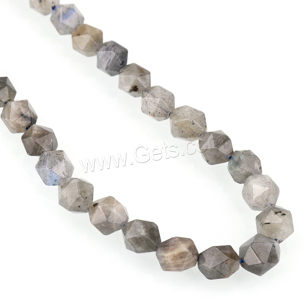 Labradorite Beads, natural & different size for choice & faceted, Hole:Approx 1.2mm, Length:Approx 15.5 Inch, Sold By Strand