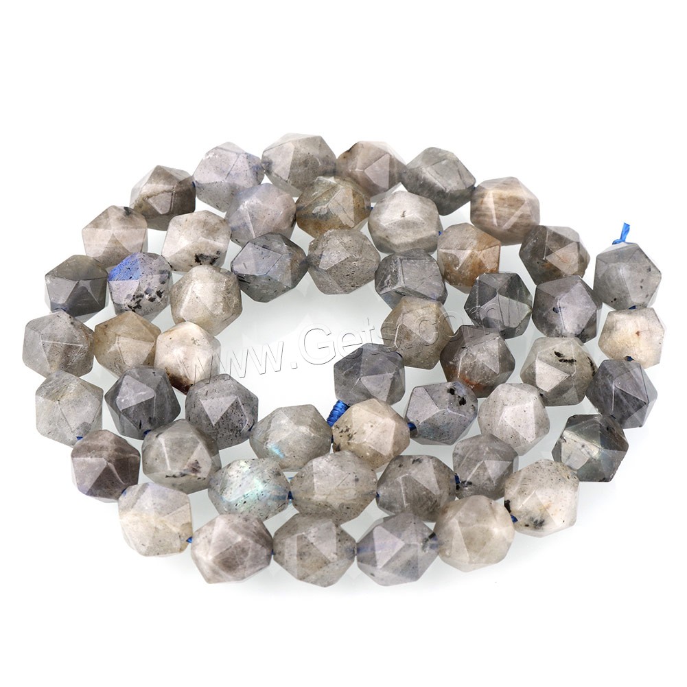 Labradorite Beads, natural & different size for choice & faceted, Hole:Approx 1.2mm, Length:Approx 15.5 Inch, Sold By Strand