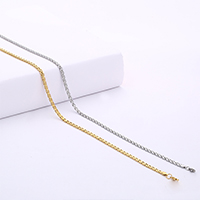Stainless Steel Chain Necklace, plated, rope chain & for man 5mm Approx 21.6 Inch 