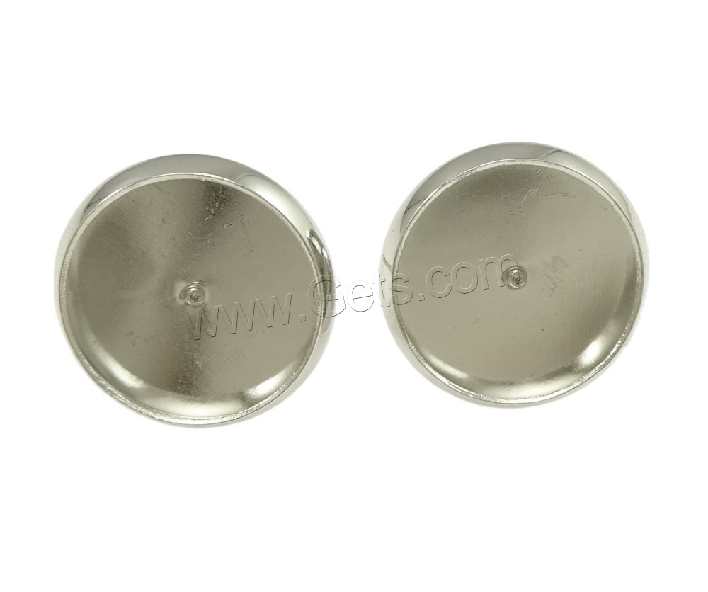 Brass Earring Stud Component, plated, different size for choice, more colors for choice, 1mm, Sold By PC