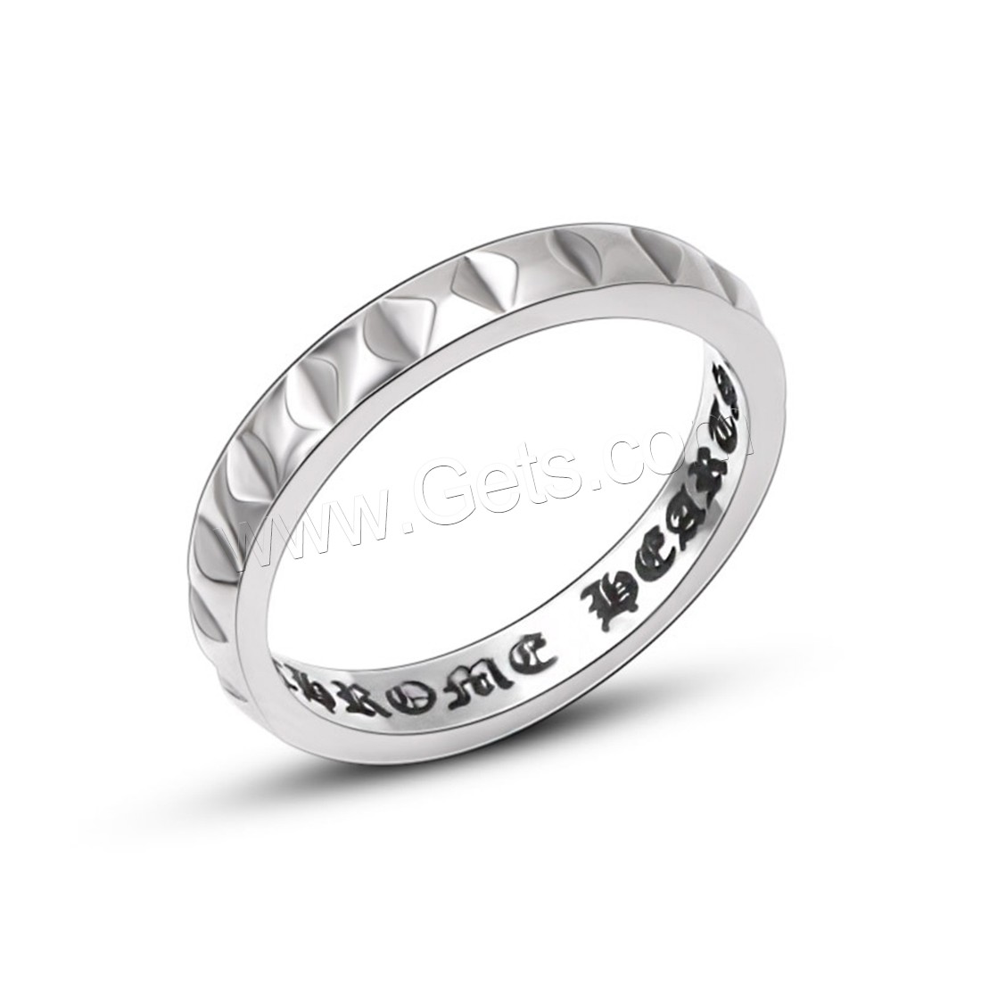 Titanium Steel Finger Ring, Unisex & different size for choice, original color, 3mm, Sold By PC