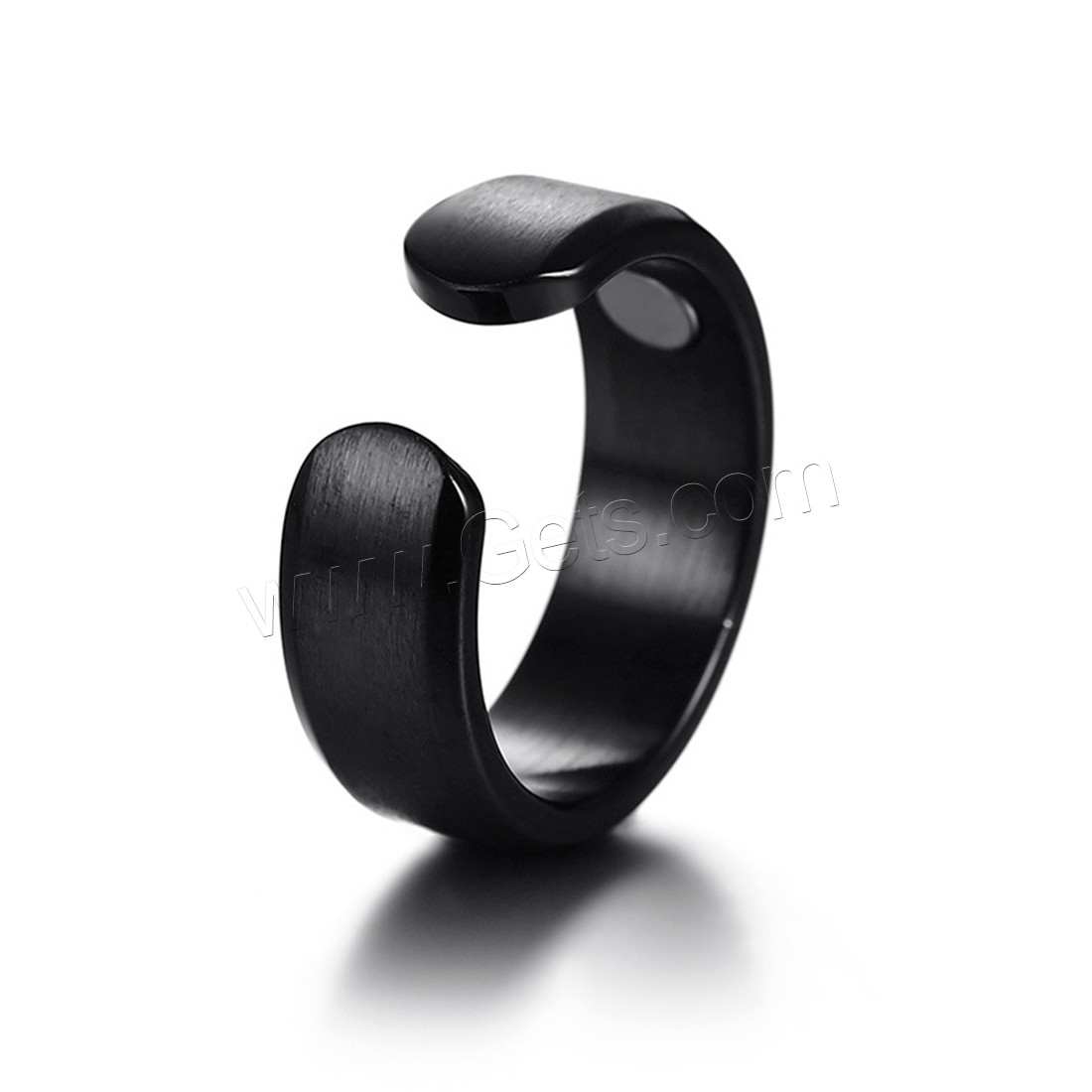 нержавеющая сталь Манжеты палец кольцо, Другое покрытие, С магнитным & разный размер для выбора & Мужский, 2mm, 7mm, продается PC
