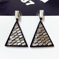 Zinc Alloy Drop Earring, stainless steel post pin, for woman, lead & cadmium free, 10-28mm 