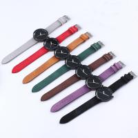 Men Wrist Watch, PU Leather, with Glass & Zinc Alloy, Chinese movement, black ionic, for man 40mm Approx 9.4 Inch 