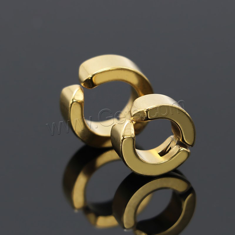 Titanium Steel Earring Clip, plated, different size for choice, more colors for choice, Sold By PC