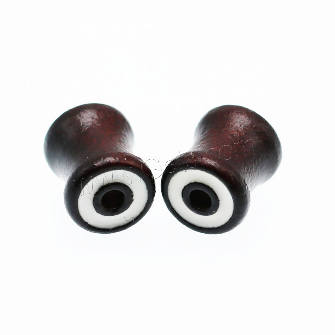 Fashion Piercing Tunnel, Wood, Rondelle, different size for choice & enamel, more colors for choice, Sold By PC