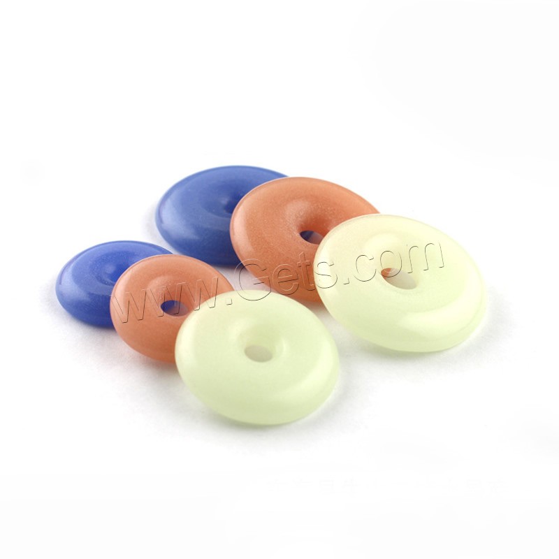 Fluoreszierende Pulver Stein Perle, verschiedene Größen vorhanden & glänzend, keine, Bohrung:ca. 1.5mm, verkauft von PC