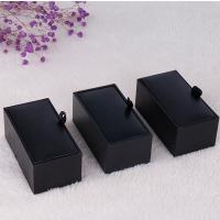 Plastic Cufflinks Gift Box, with Paper, Rectangle 
