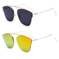 Mode Sonnenbrillen, PC Kunststoff, mit PC Kunststofflinse & Zinklegierung, plattiert, unisex, keine, 50x139x137mm, verkauft von PC
