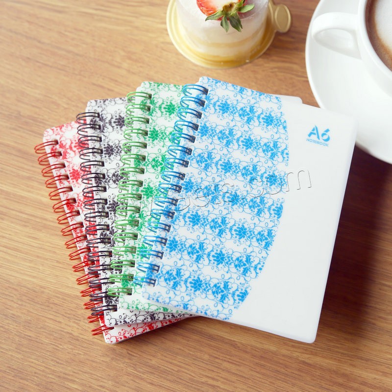Notebook, Paper, with Polypropylene(PP), Rectangle, different size for choice, more colors for choice, Sold By PC