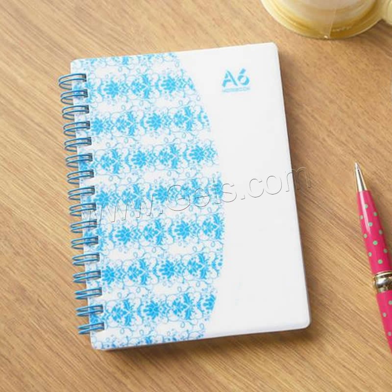 Notebook, Paper, with Polypropylene(PP), Rectangle, different size for choice, more colors for choice, Sold By PC