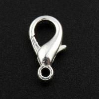 Zinc Alloy Lobster Clasp, silver color plated, lead & cadmium free Approx 1.5mm 