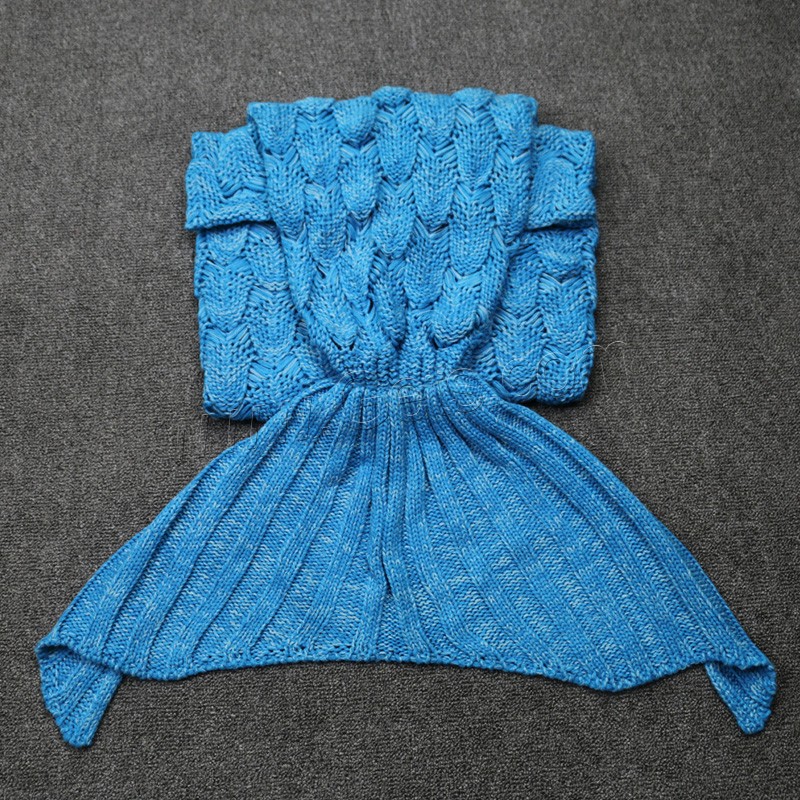 100% Acryl Meerjungfrau Schwanz Decken, mit Acryl, stricken, verschiedene Größen vorhanden, keine, verkauft von Strang