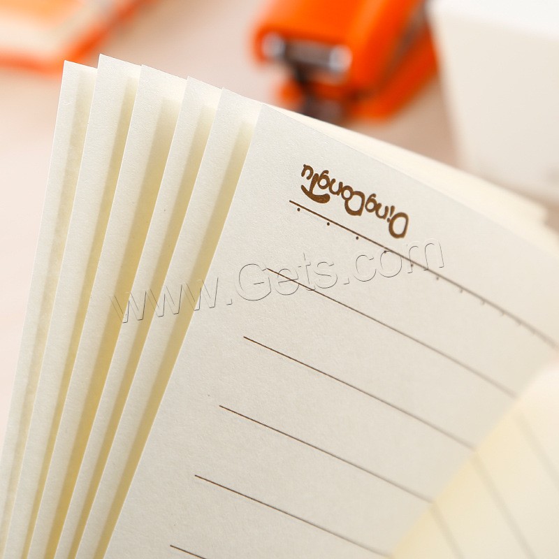 Notizbuch, Papier, mit Polypropylen, Rechteck, verschiedene Größen vorhanden & mit Brief Muster, keine, verkauft von PC